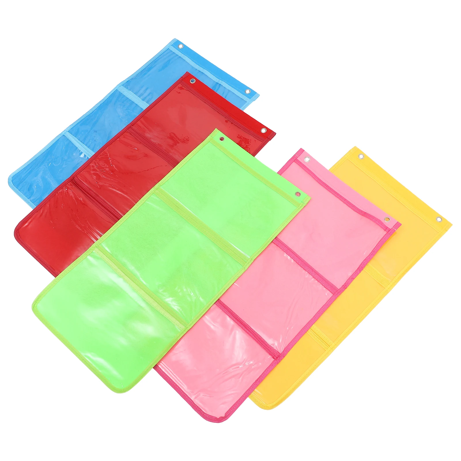 

Felt Painting Hanging Pocket Storage Bag Art Organizer Door Hanging Pouch Wall Mounted Document Holder For Classroom Home Office
