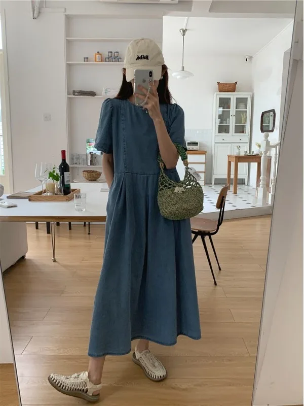 rock & roll denim women's floral print puff sleeve dress Blue Horse Mini BWD1R06300 | Size Medium Embroidered flowers and a Naira Cut Kurti Palazzo Select colour:Yellow Product Group Code|CrochetTrimTeeSabrina