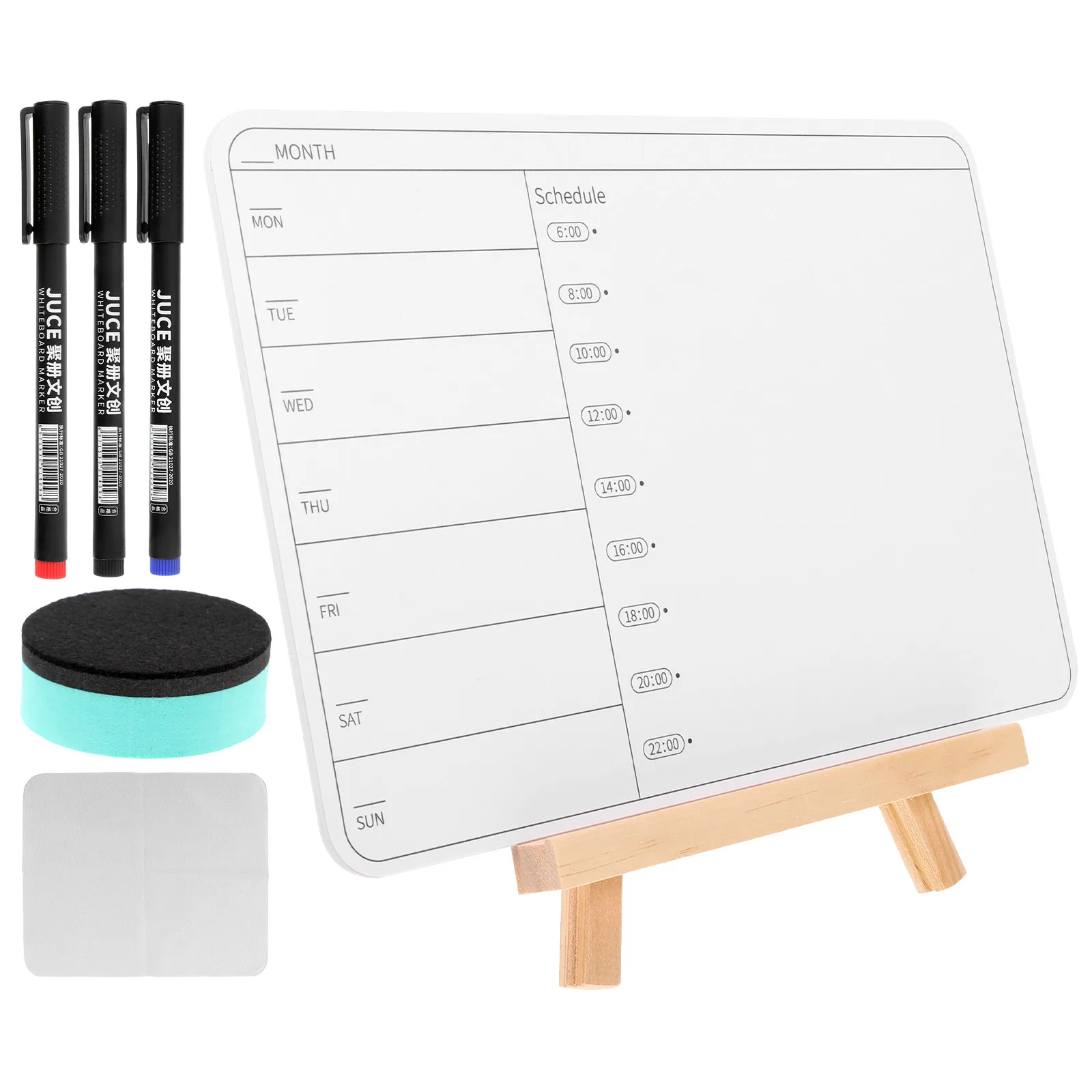 

1Set Double-Sided Whiteboard Lightweight Portable Dry Erase Board for Students Home Office Creative Writing Drawing