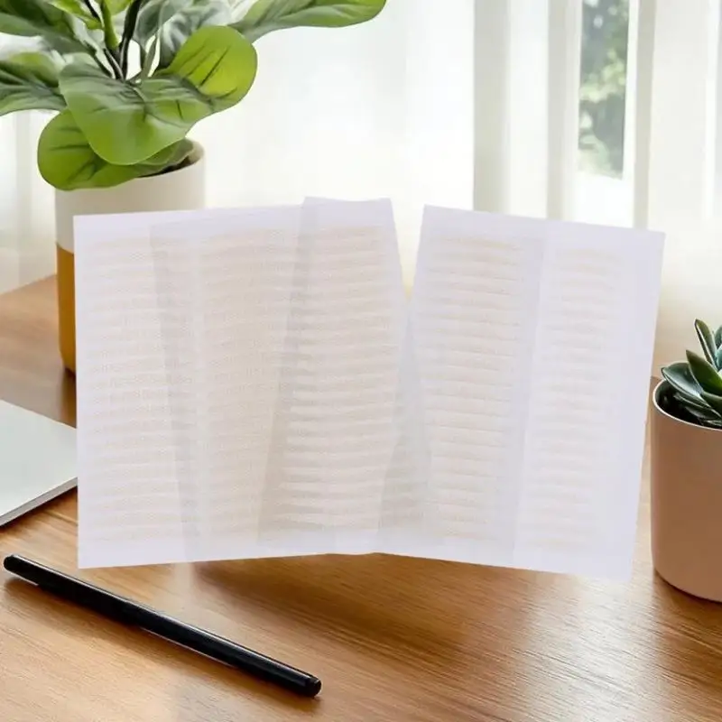 200 قطعة/صندوق شريط لاصق غير مرئي للجفن المزدوج طويل الأمد ذاتي اللصق شفاف أدوات تكبير العين