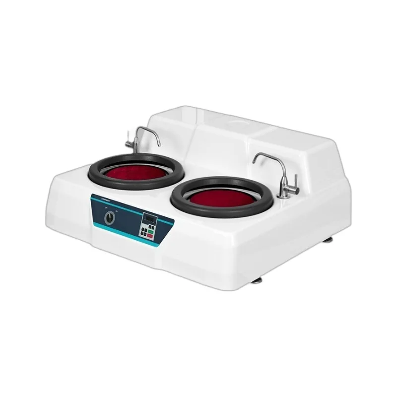 Grinding and polishing machine Automatic sample pre-grinding machine Double disc continuously variable speed grinding tes