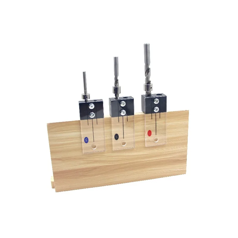 Woodworking Drilling Locator, Hole Drilling Positioning Jig, Wood Hole Opening Locator Hand Tool