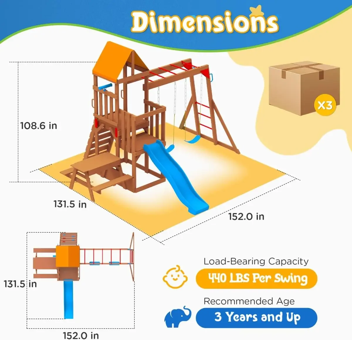 

Hot-sellingDolphin Playground Cedar Wooden Swing Sets for Backyard Outdoor Playset for Kids with Monkey Bar 2 in 1 Outdoor Table