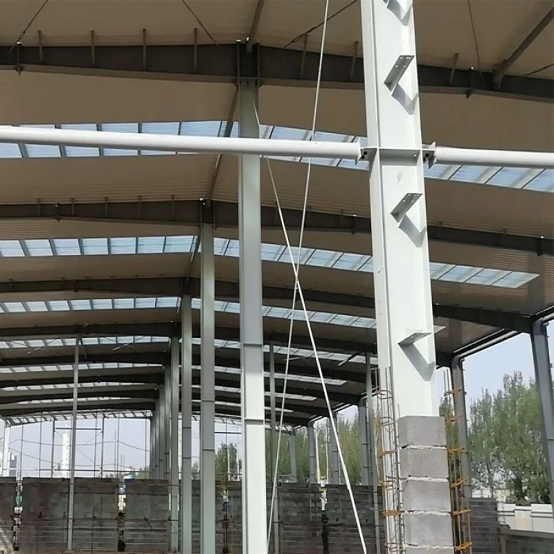 custom.Stock House Entrepot Prefabrique Prefabricated Warehouse Metal Construction