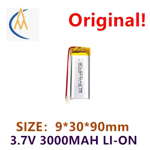 903090 polymer lithium battery 3.7v3000mah battery beauty instrument spray cervical spine heater battery