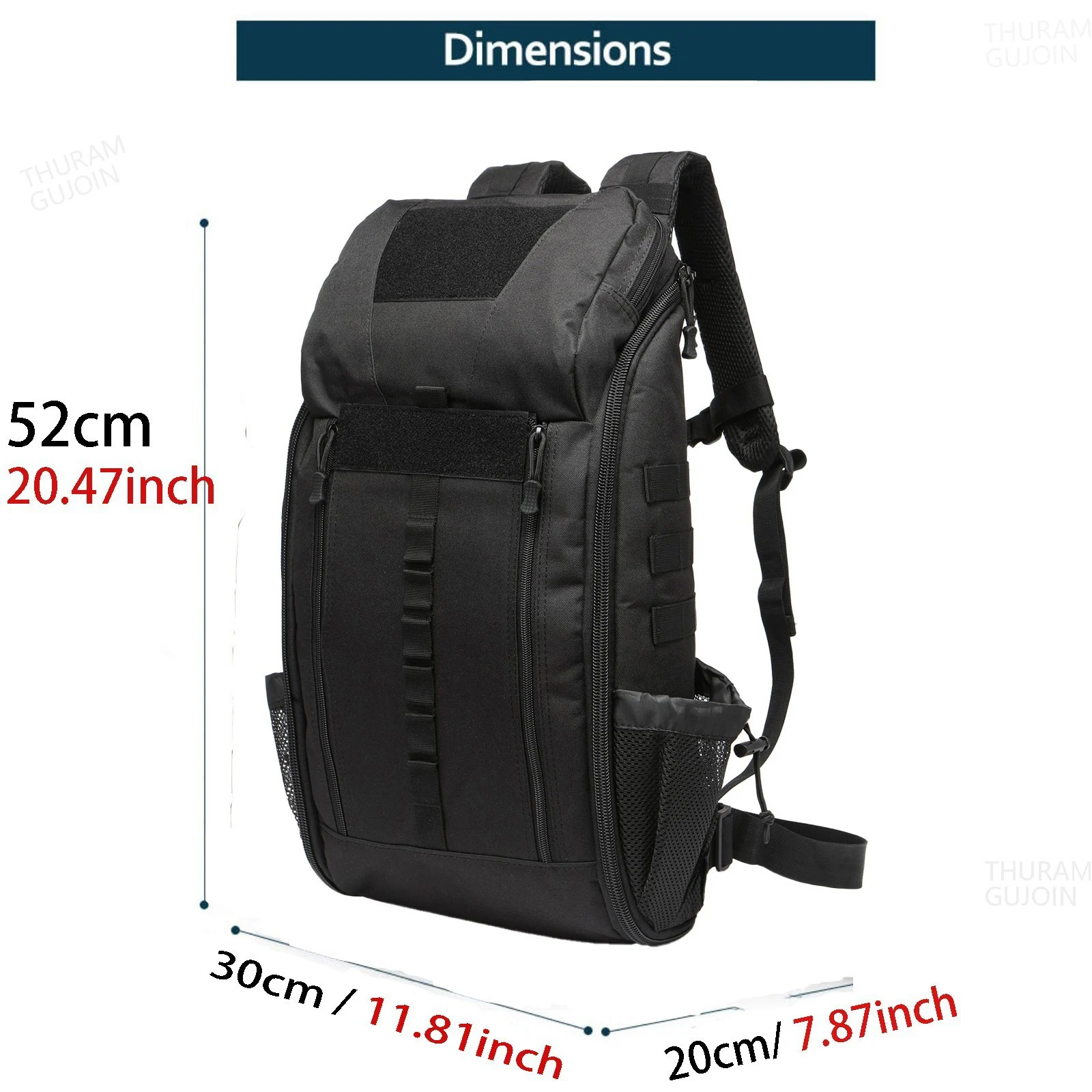 Erste-Hilfe-Set 40L Wasserdichter Taktischer Medizinischer Rucksack Erste-Hilfe-Tasche für Wandern Trekking Jagd Angeln Camping Outdoor-Sport – Detail 3