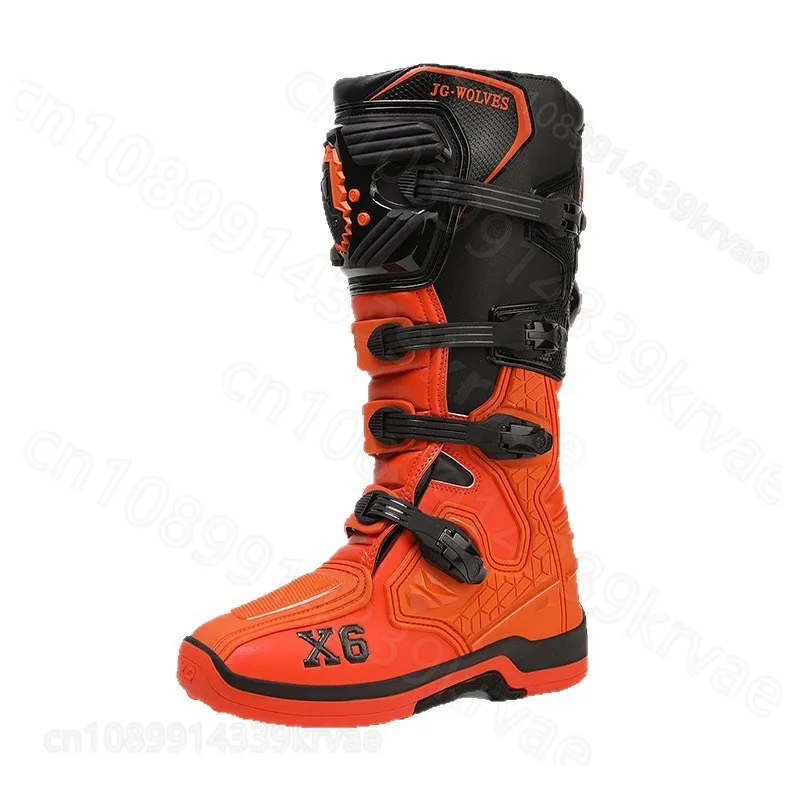 X6 off-road boots, locomotive riding boots, tension off-road track shoes 47  motorcycle anti-skid and anti-drop riding equipment view 6