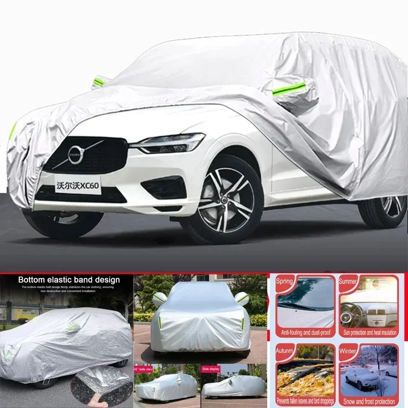 

Full Car Covers Indoor Outdoor For Volvo XC60 2010-2021 Sun UV Protection Dustproof Anti-UV Oxford cloth