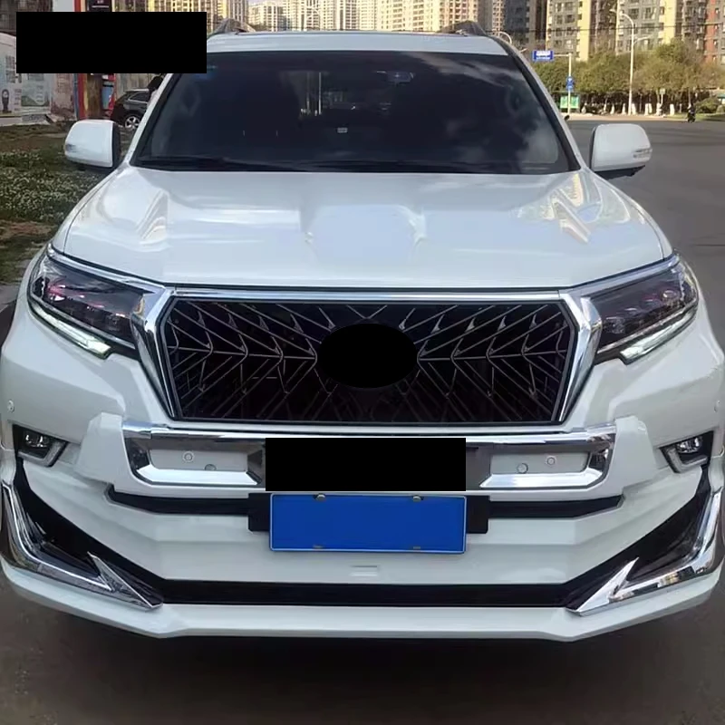 Car Grill For Toyota Prado Land Cruiser LC100 4700 03-22 modified Black Mask net Radiator Grille body kit Car Accessories