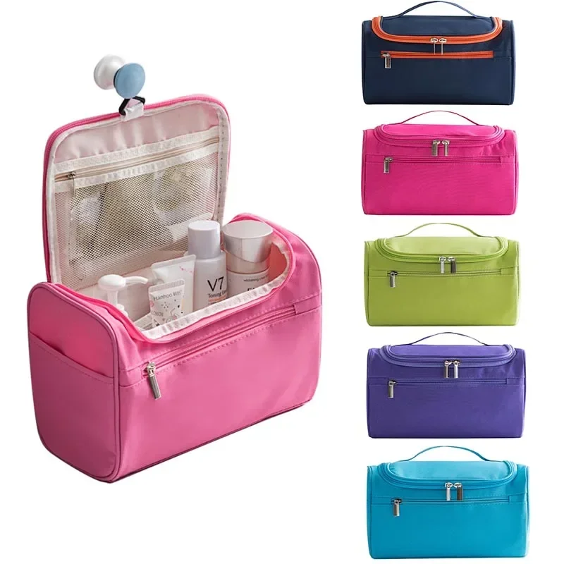 Bolsa de cosméticos grande impermeable para hombre y mujer, bolsas de cosméticos de viaje, bolsa de aseo para cosméticos de requisito organizacional