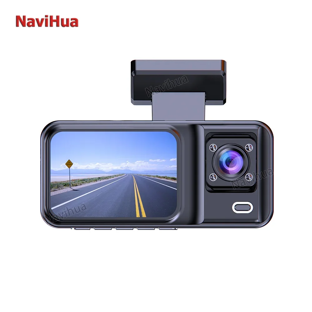 

3 Lens HD Car Dvr Cabin Mini Dash Cam Interior Vehicle Three Way Channel Camera Recorder Video Registrator Dashcam Camcorder
