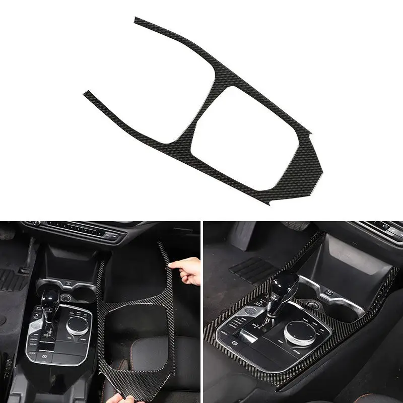 

Soft Carbon Fiber Decoration For BMW 1 2 Series F40 F44 2020 2021 2022 2023 Car Center Control Panel Cover Frame Sticker Trim