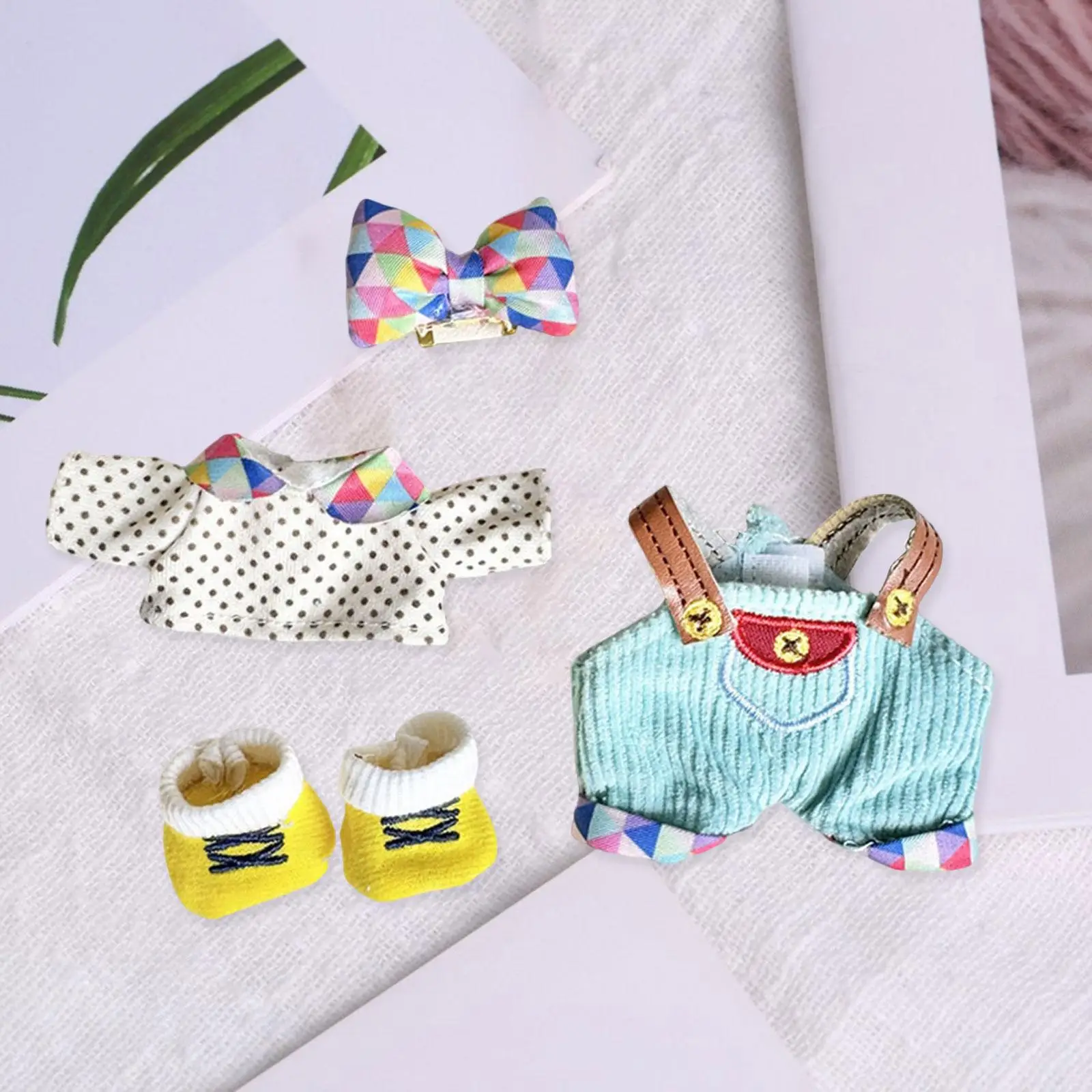 

Plush Doll Clothes Doll Clothing Fashion Plush Doll Accessories,Soft,Dress up,Photo Props,Stuffed Animals Accessories Cute