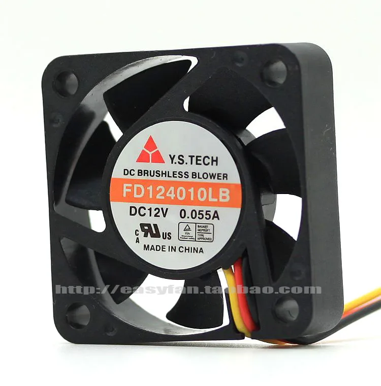 

NEW Y.S.TECH FD124010LB 0.055A 4010 4CM cooling fan