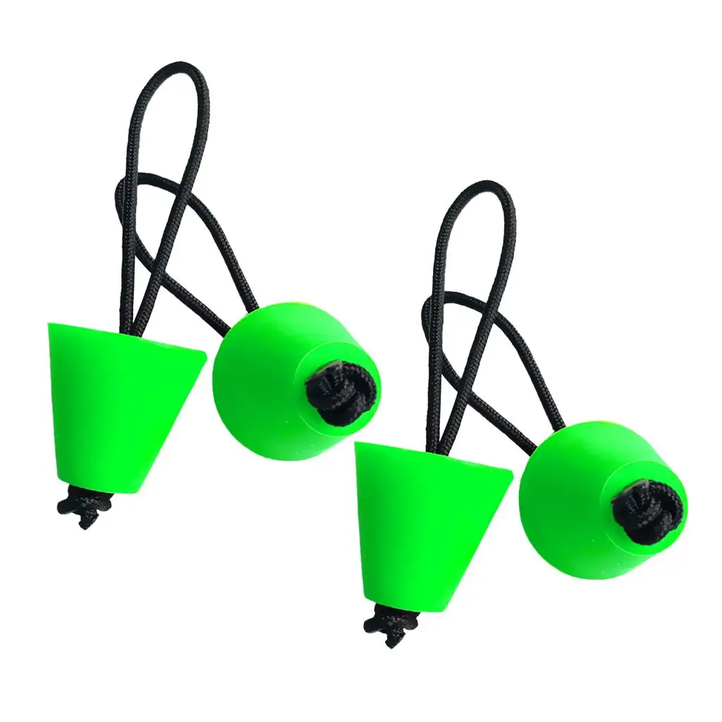 4 Pack Kayak Scupper Plugs Compact Rubber Drain Hole Bung Kayak Parts for Inflatable Boat Raft Ocean Kayak