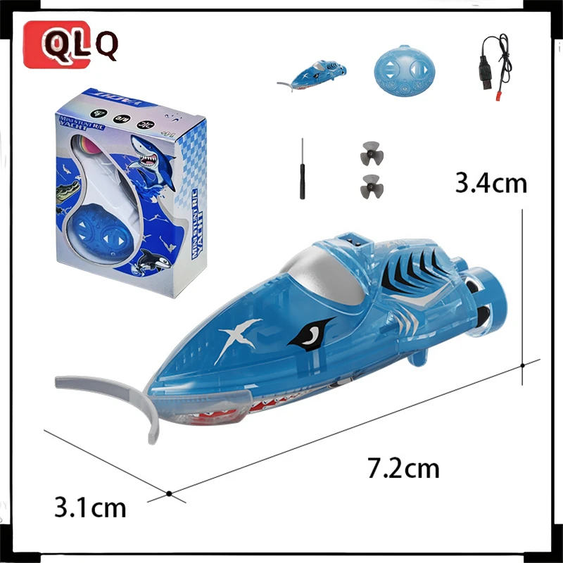 

JJRC New Mini Remote Control Boat Children's Toy Waterborne Electric High-Speed Racing Yacht For Multiple Competitors