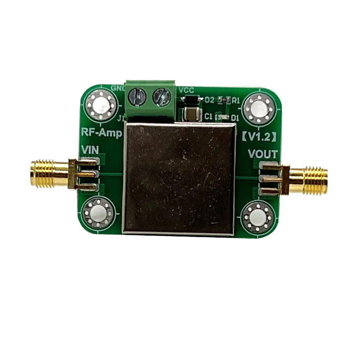 LNA RF Amplifier Low Noise DC-2GHz Gain About 32dB Power: 10.5dBm with Shield