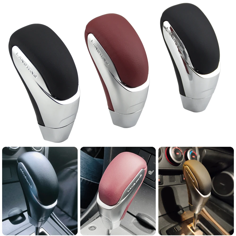 

Gearbox Handles Leather Automatic Gear Shift Knob Stick Lever Shifter For Mazda MX-5 2010 CX-5 CX-7 CX-9 For Mazda 3 5 6 8