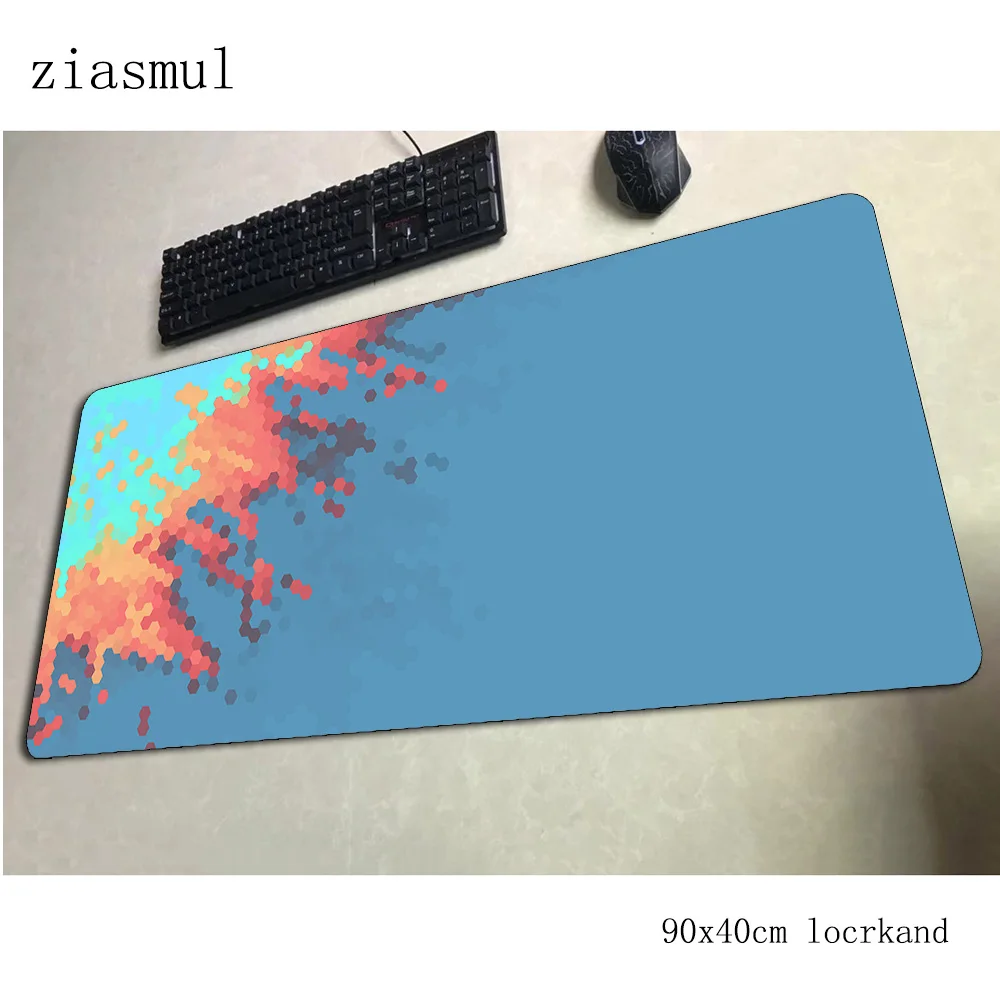 

Шестигранный абстрактный коврик для мыши 800x300x3 мм, великолепный коврик для компьютерной мыши, геймпад, геймерский игровой коврик для мыши, настольный коврик, офисный коврик для мыши