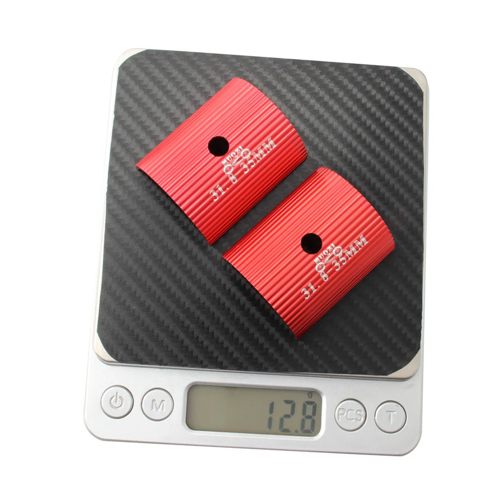 

2 шт. велосипедная прокладка на руль из алюминиевого сплава, переходник-переходник для руля, аксессуары для преобразования диаметра руля, аксессуары