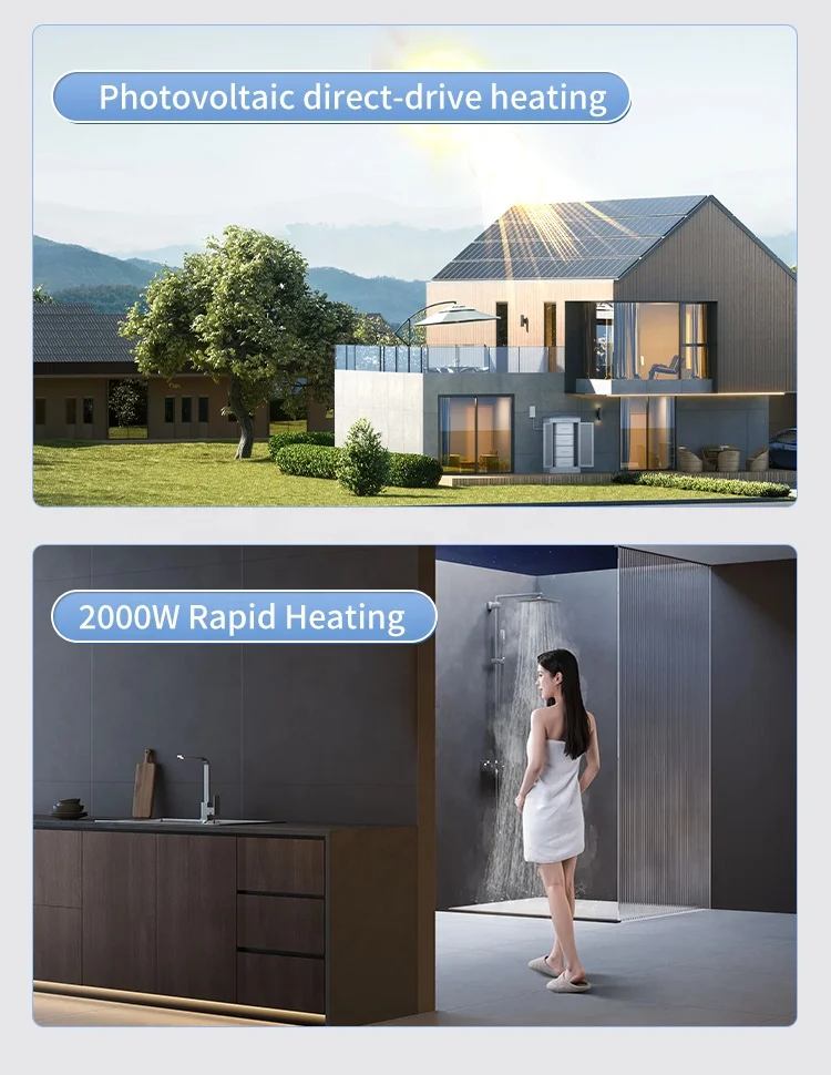 Tank Storage Electric Water Heater RV AC DC Solar PV & Electric Powered Portable Household Energy Saving  60L 80L 100L