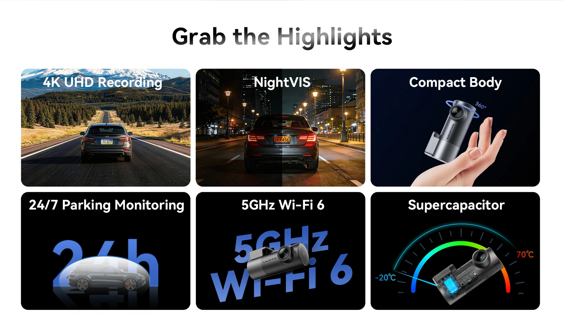 DDPAI MINI Pro 4K Front-Autokamera, Auto-DVR, WDR, Superkondensator, ADAS, Nachtsicht, Parksensor, Videorekorder, Autokamera – Detail 5
