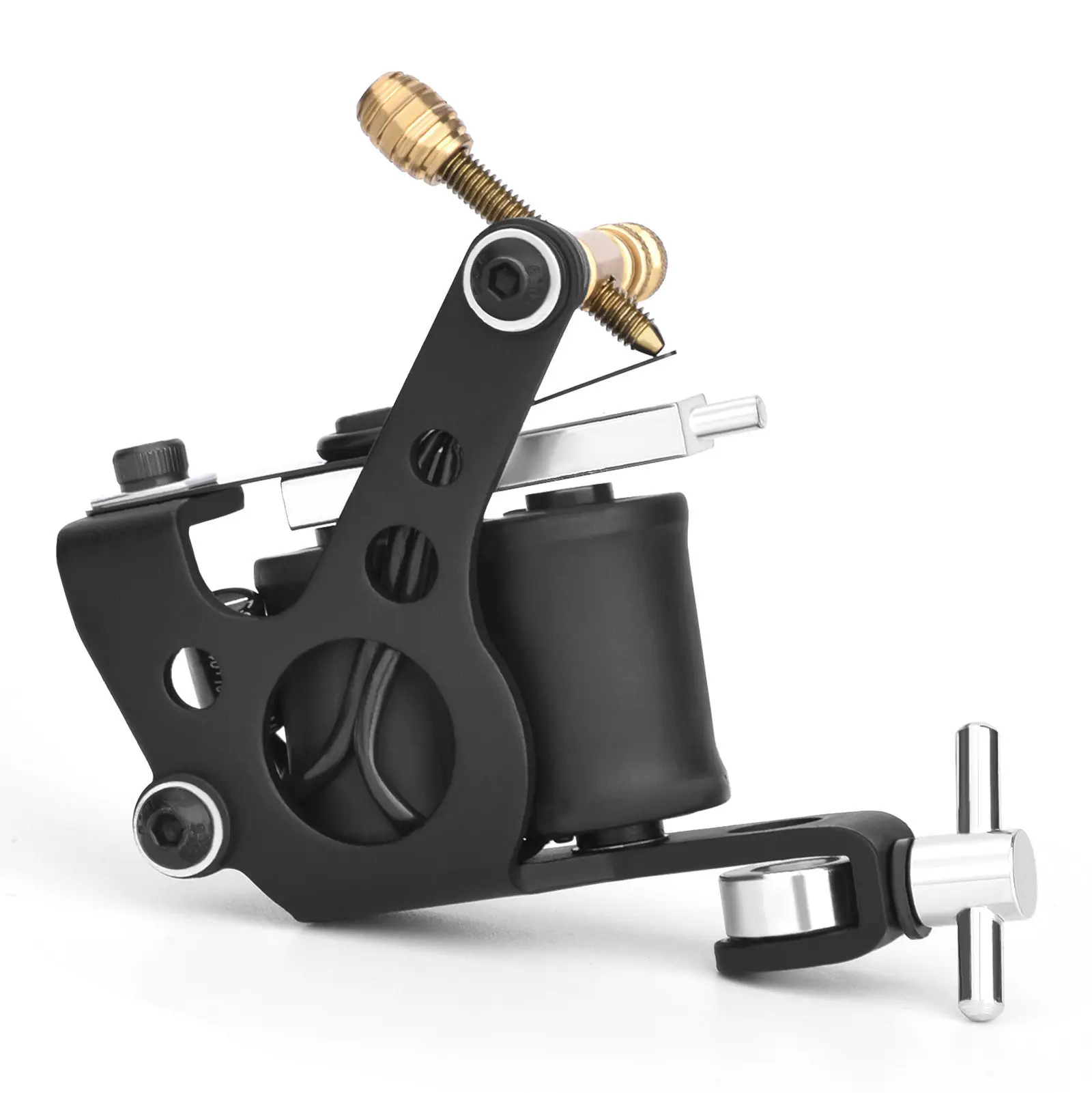 Professional Tattoo Machine Coil Iron Frame Liner Tattoo Supplies Shader Gun 8 10 Wraps for Permanent Makeup