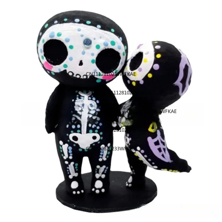 Sugar Skull Couple Figurine Sugar Skull Couple Statue Decoration view 5