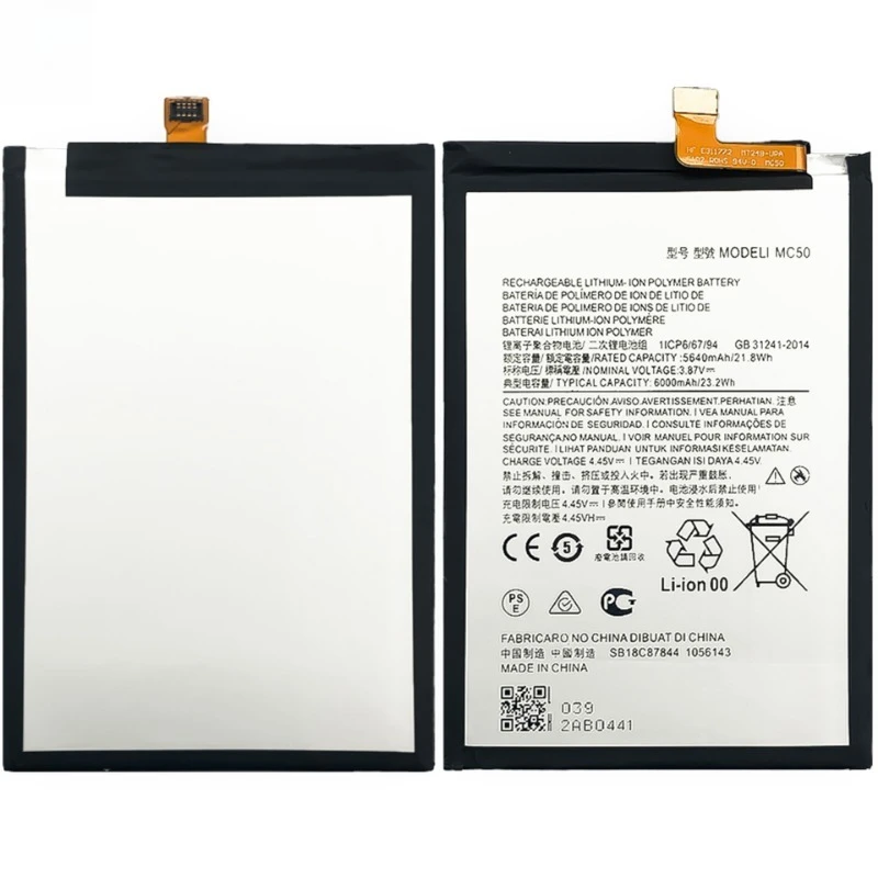 High Quality MC50 Phone Battery 3.87V 6000mAh For Motorola G9 Power XT2091-4 Brand New Replacement Battery