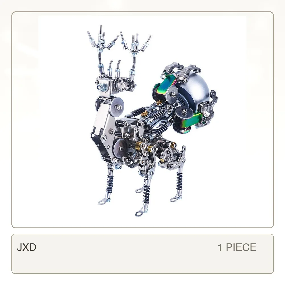 Deer bluetooth USB audio handmade toys metal high-quality diy decoration training patience Model Building Kit Collectible