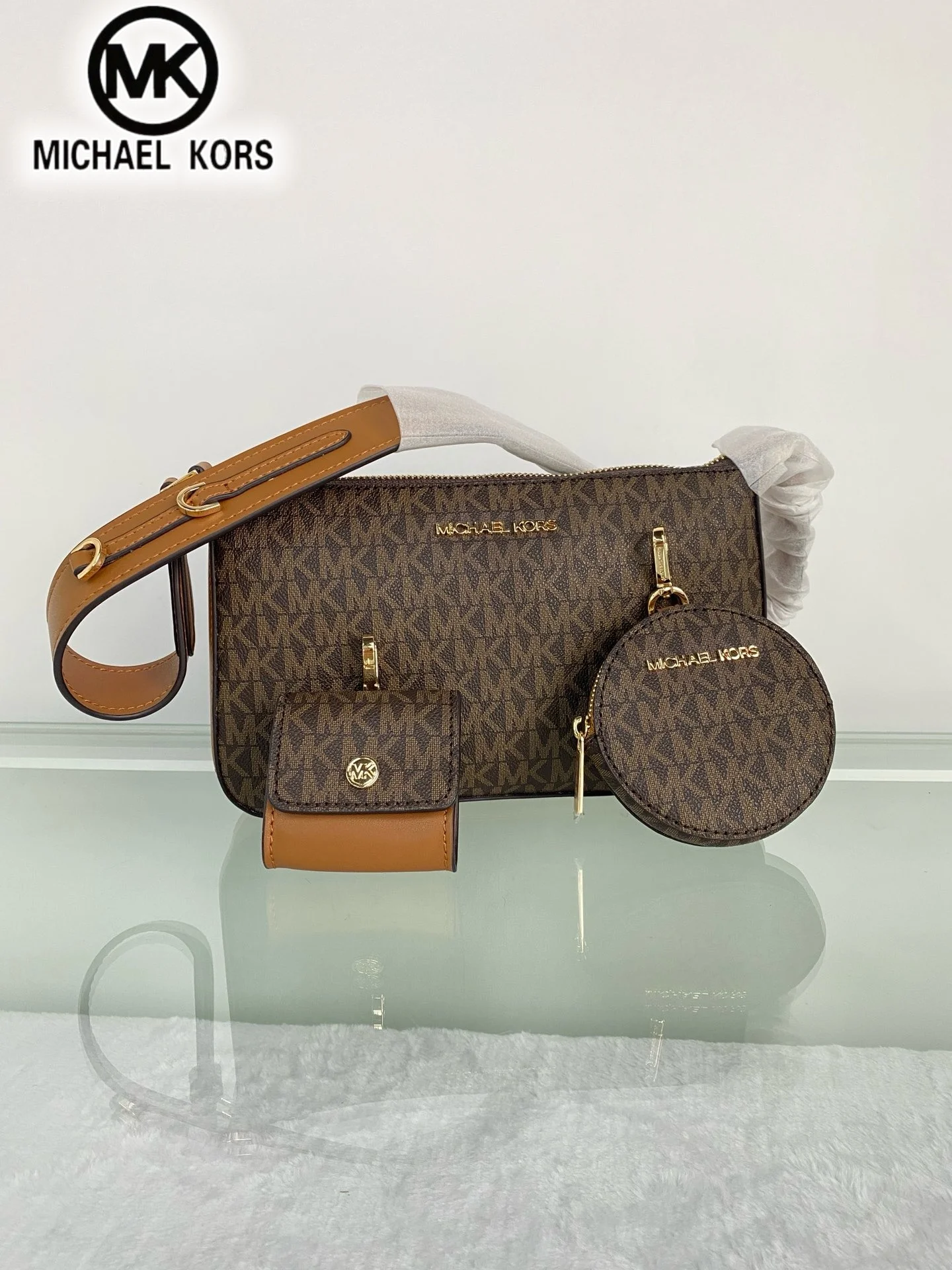 Conjunto de tres piezas de alt - Luxury Bags Michael Kors reseña y precio