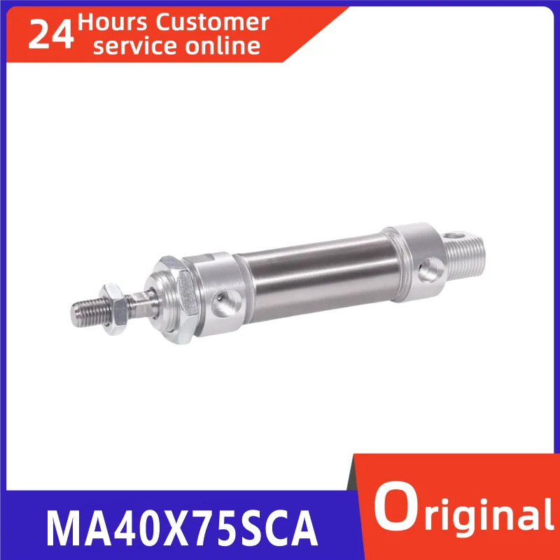 

Brand new original stainless steel mini cylinder MA40X75SCA MA40X80SCA MA40X100SCA MA40X125SCA