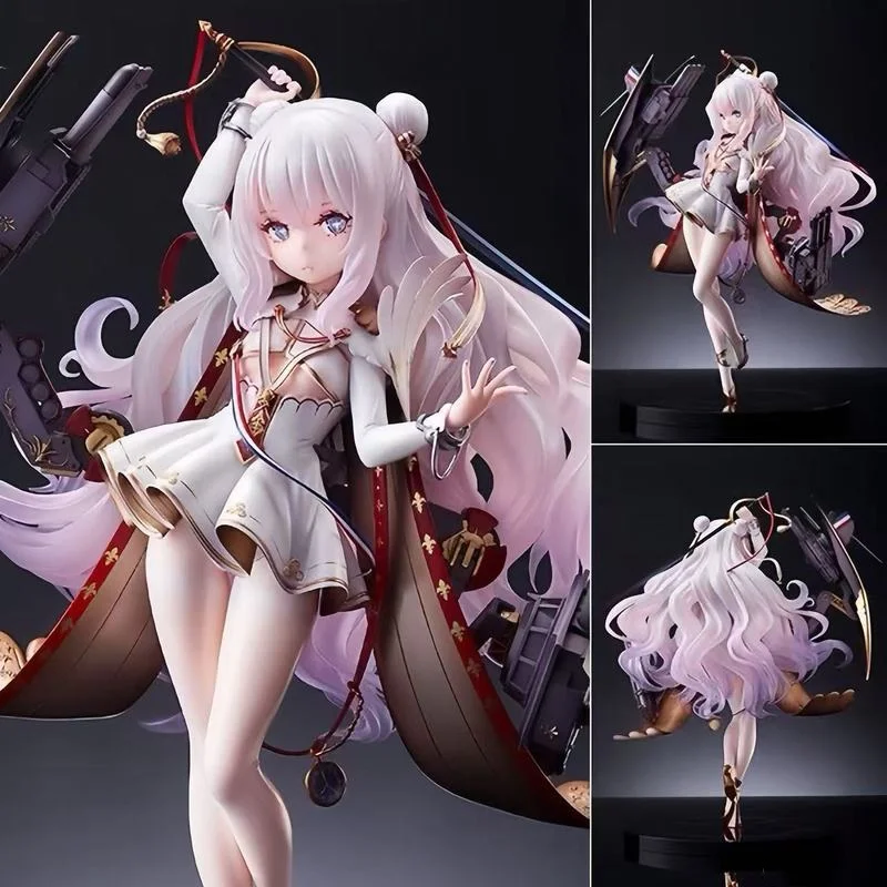

25cm Azur Lane Anime Figure Mnf Le Malin Figures Light Version Model Pvc Statue Doll Collection Decoration Toys Gift