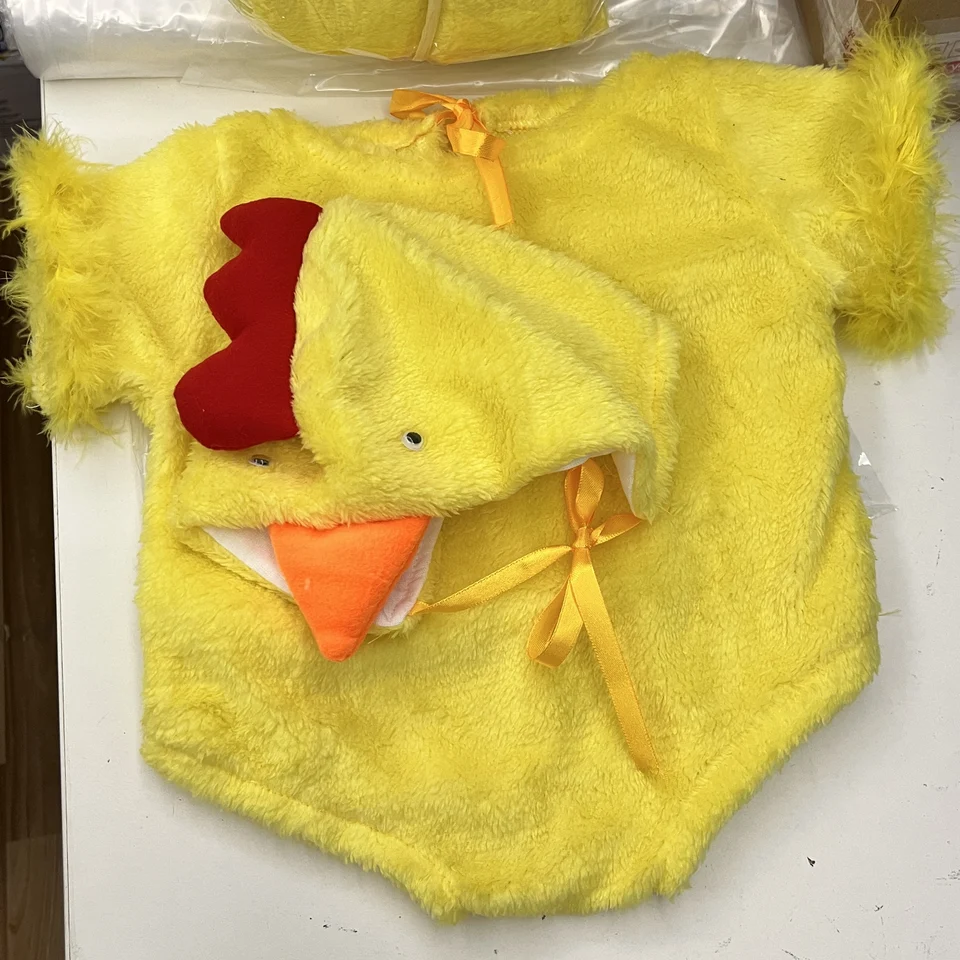Costume Poulet Bébé 0-24 Mois - Combinaison Mignonne Pâques Déguisement Animal Garçon Fille