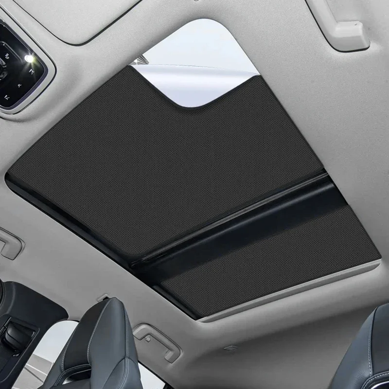 Für LYNK&CO 05 2022-Heute: Auto-Sonnenblende aus Wildlederstoff mit UV-Schutz und elektrostatischer Adsorption für Schiebedach – Wärmeisolierung für Dachfenster
