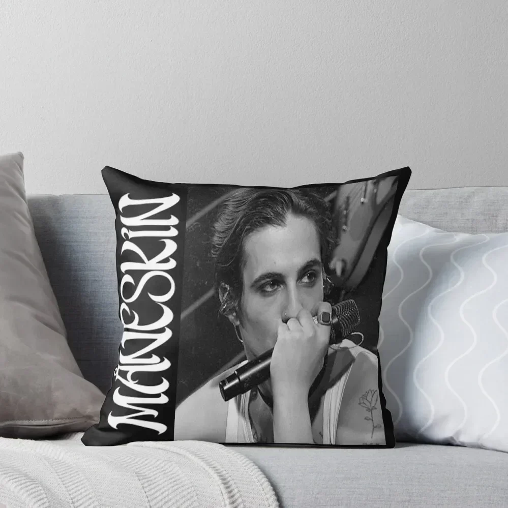 

Damiano David Maneskin Throw Pillow Pillowcases Cushion Covers Sofa Pillowcase Cushion Decorative Sofa Cushions pillow