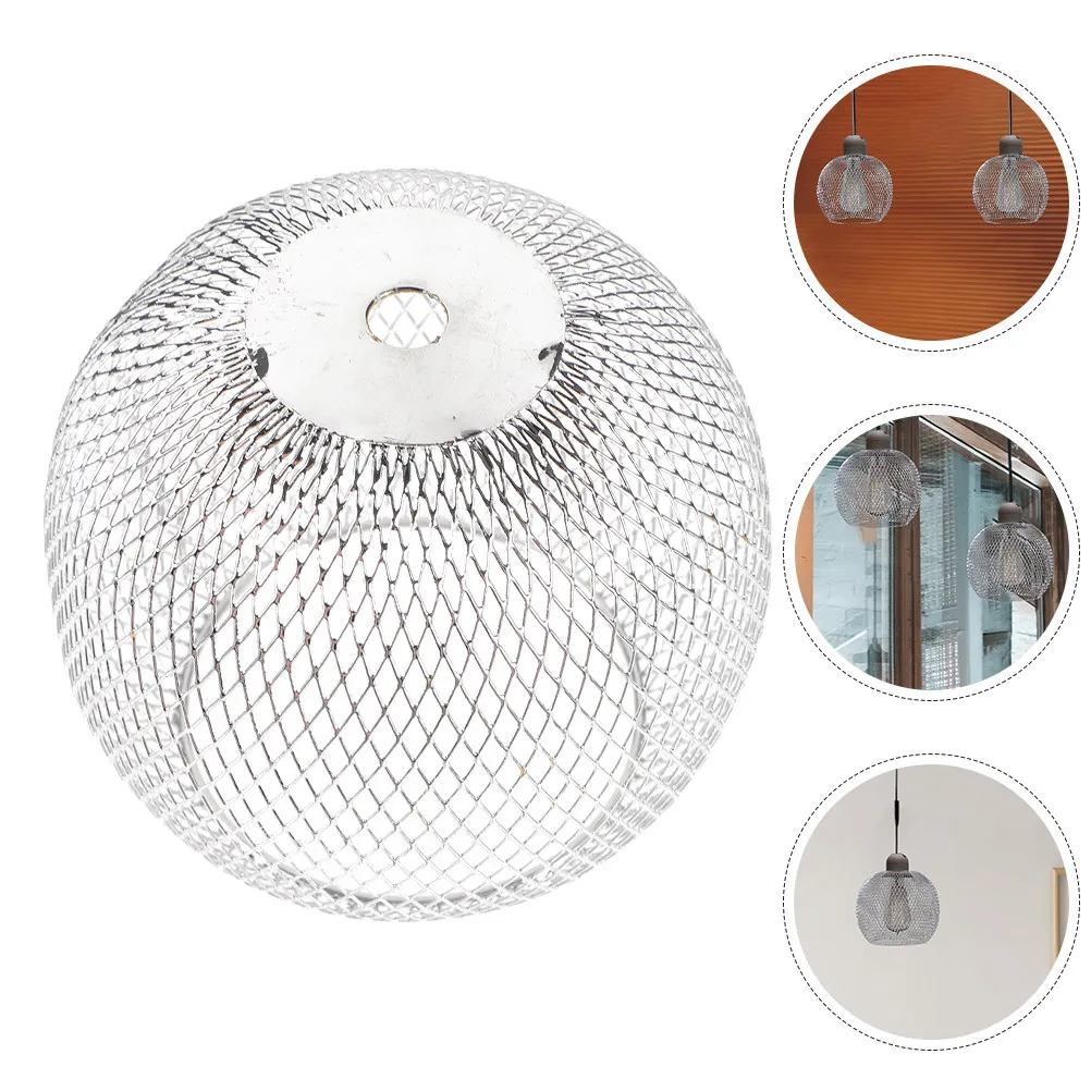 

2 шт. Подвесные потолочные светильники: абажуры ручной работы из железной проволоки, металлические сетчатые плафоны для спальни, гостиной, столовой