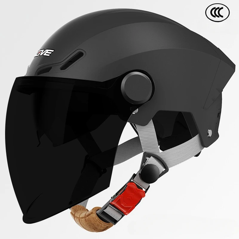 

Летний легкий полушлем с защитой от ультрафиолета, сертифицированный 3C для мотоциклов, электрических скутеров для мужчин и женщин