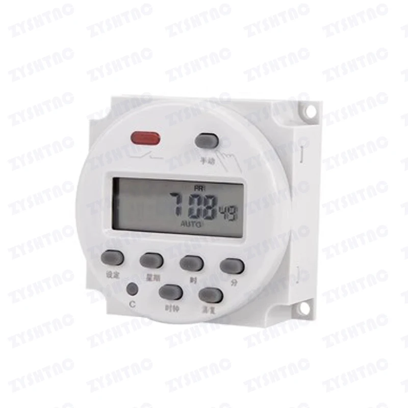 CN101A Timer Switch AC/DC 12V 24V 110V 120V 220V 230V 240V Digital LCD Power Week Mini Programmable Time Switch Relay 8A to 16A