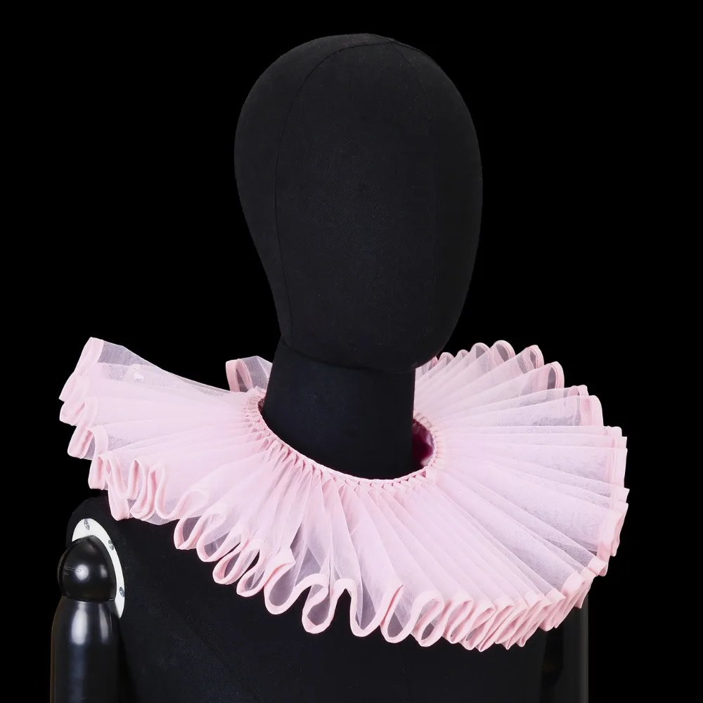 Detachable Shakespeare Neck Ruffled Collar Elegant Vintage Renaissance False Collar Victorian Costume