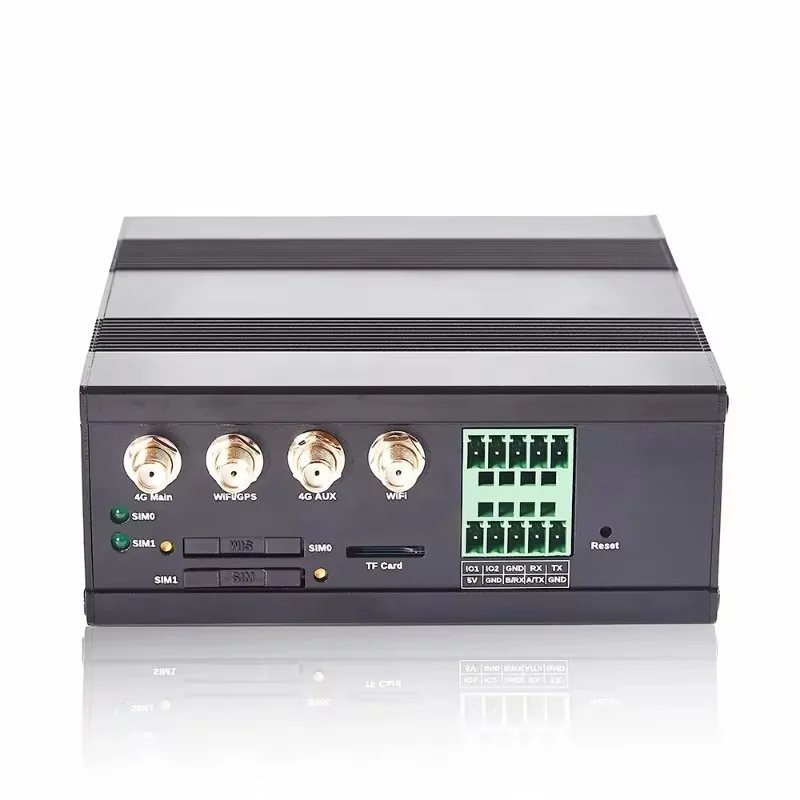 5-Port Industrial 4G LTE Router Dual SIM Redundant Backup M2M Transparent Transmission DC 7 to 60V Hardware Watchdog SY380