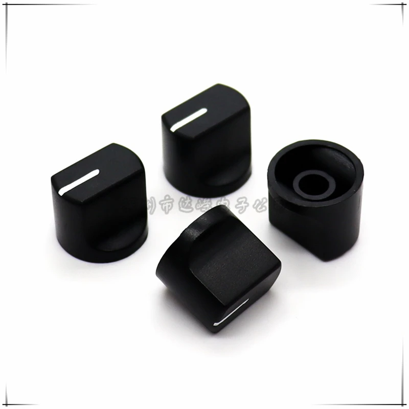 10PCS 15*11.5mm plastic straight line type Knob Potentiometer Knob cap Amplifier volume Knob cap Flower Shaped Inner Hole 6mm