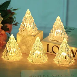 1/3/5Pcs Christmas Decoration 16CM Luminous Christmas Tree Home Decor Xmas Party Navidad New Year New Year 2025 Gifts Ornament