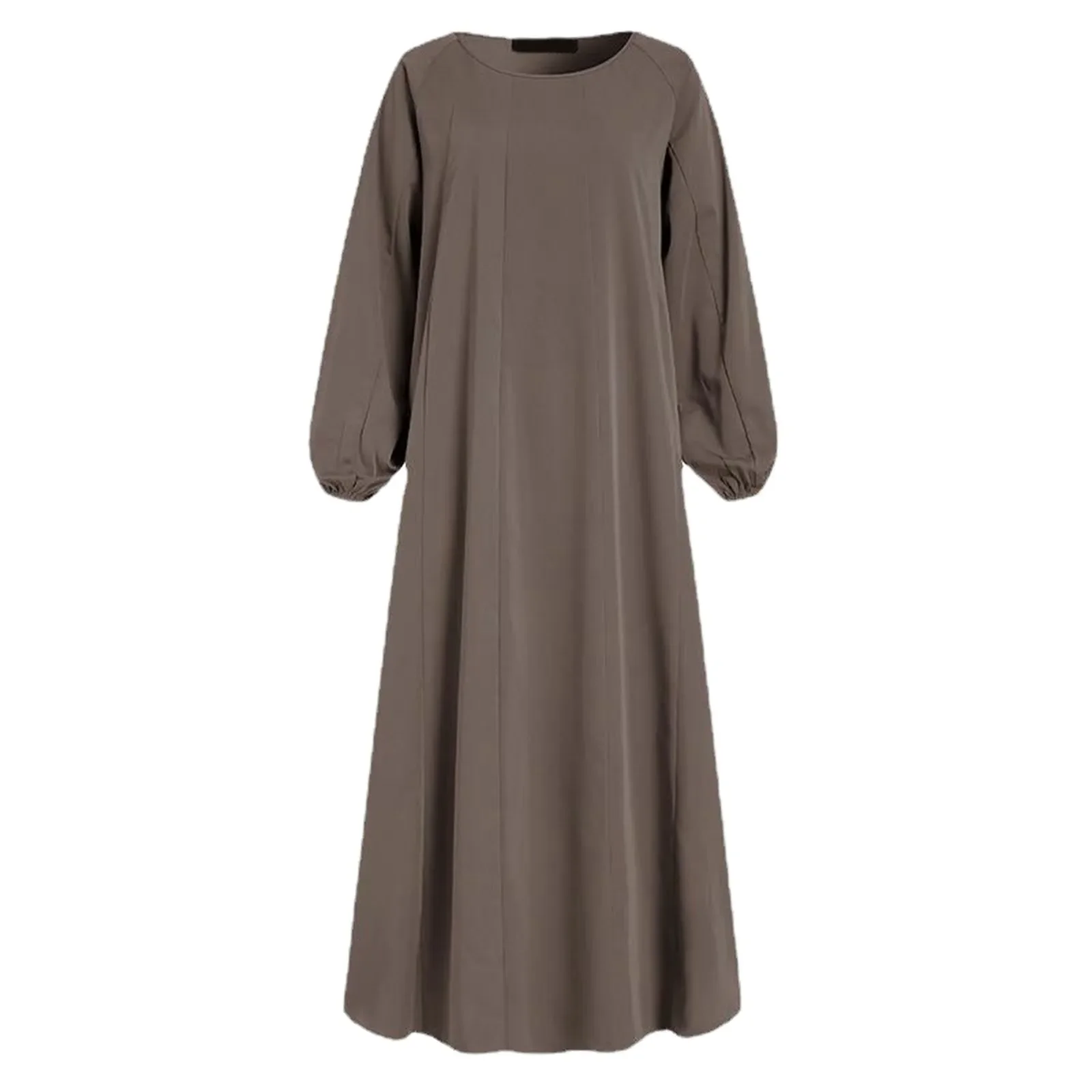 Robe longue plissée pour femmes musulmanes, tenue de ramadan, marocaine, dubaï, caftan, islam, arabe, éducative, couleur unie, modeste