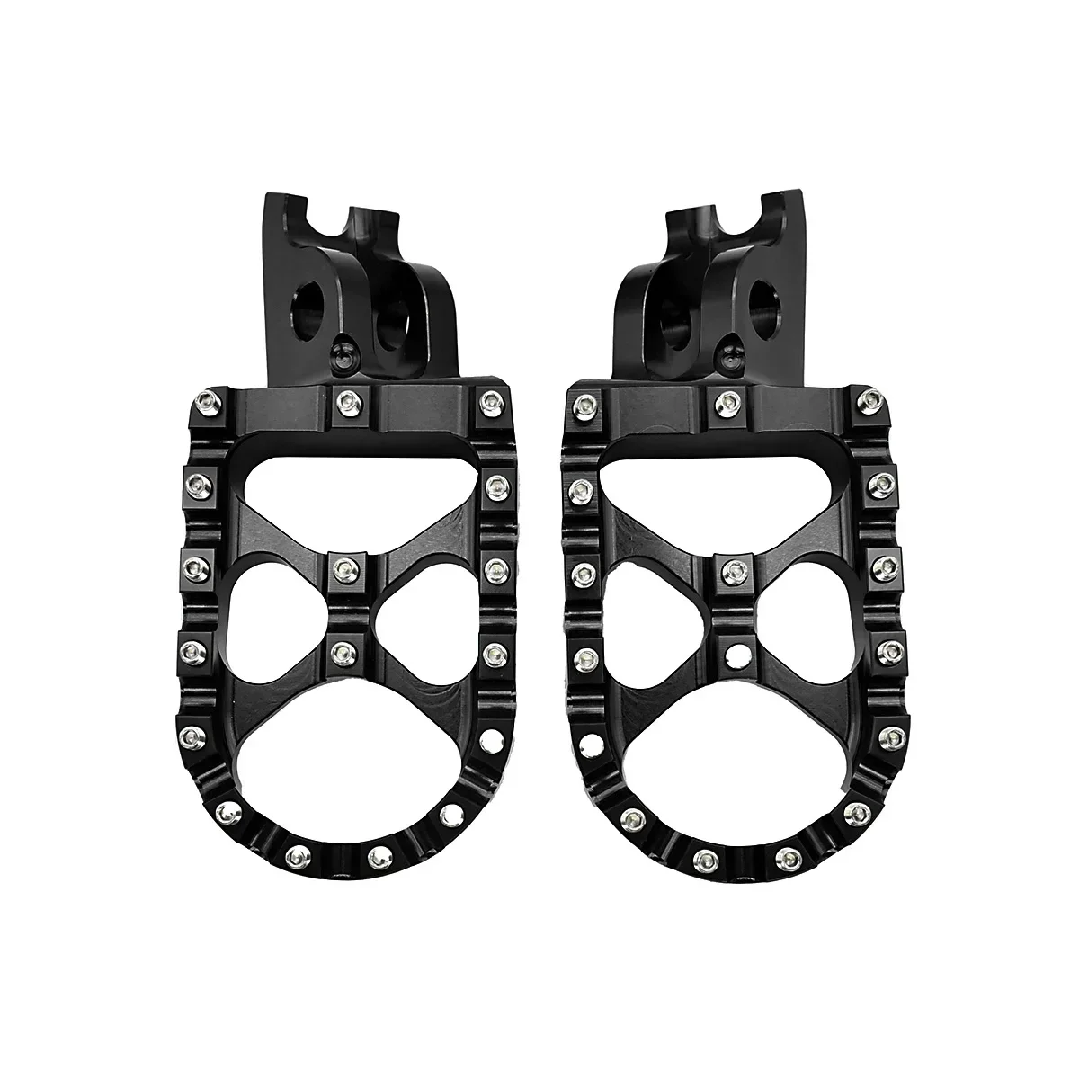 Motorcycle CNC FootRest Footpegs Foot Pegs Pedals For Kawasaki KX250F KX450F 2006-2021 KX250X KX450X 2021-2023 KLX450R 2008-2013