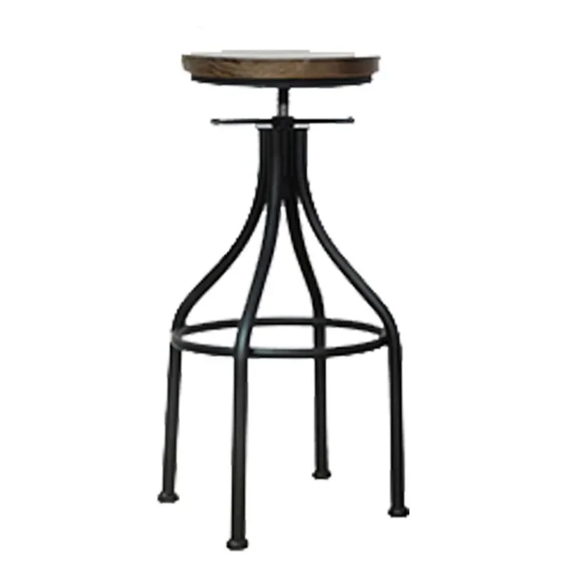 American personality creative bar rotating tower stool cafe classic nostalgic casual can be lifted