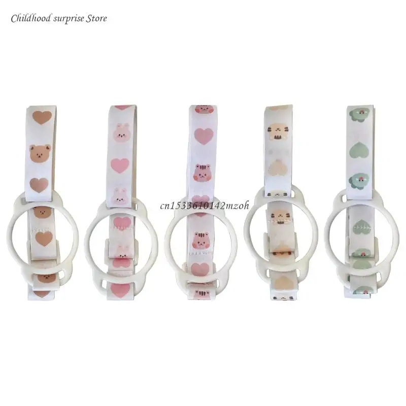 

Safety Leash Pram Bottle Holder Strap Baby Bottle Security Strap for Kids Cups Dropship