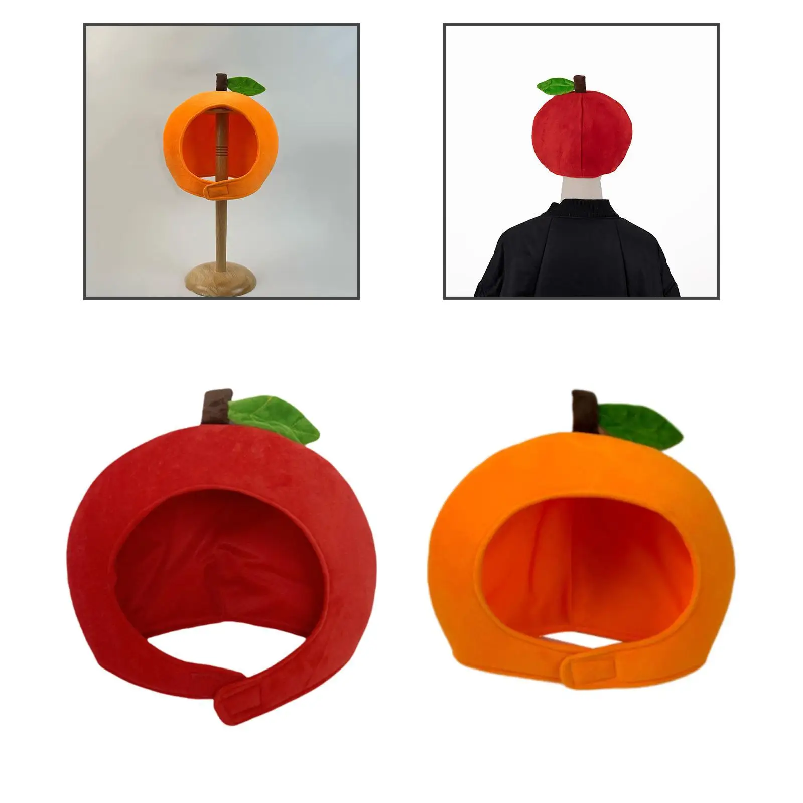 

Fruit Headgear Hat Soft Birthday Party Hat for Masquerade Roles Play Cosplay