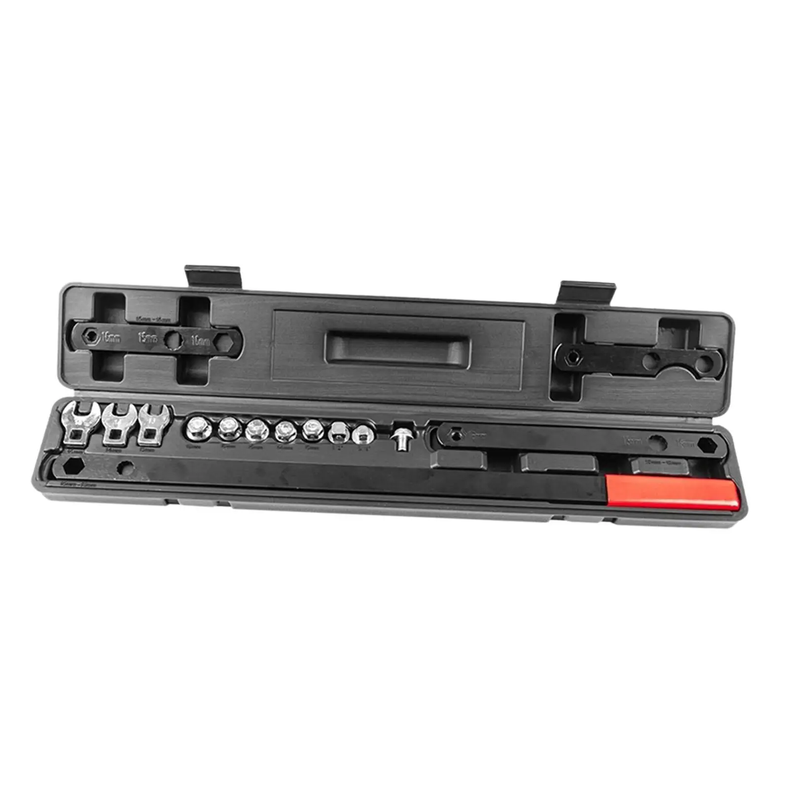 

Ratcheting Serpentine Belt Tool Set Auxiliary Idler Belt Tensioner with Carry Case Universal Portable Pulley Removal Tool Kit