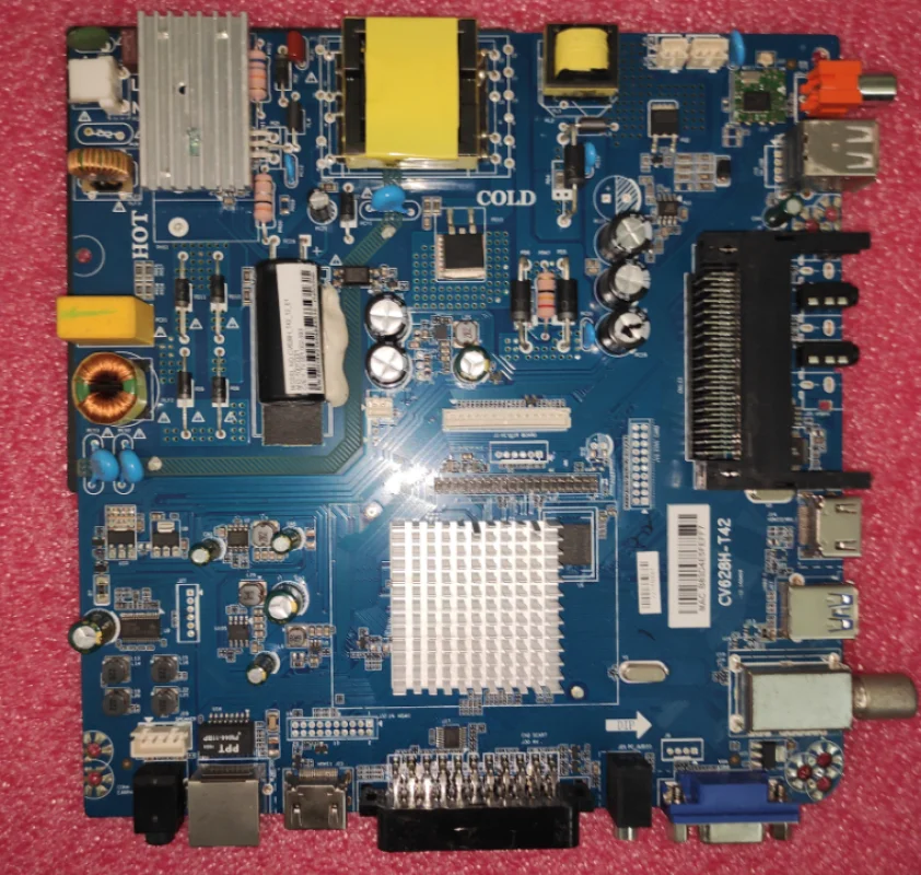 CV628H-T42 3-in-1 network TV motherboard 1366x768 resolution 45--65V 330MA